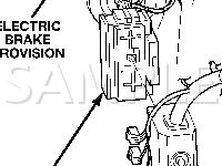 Power Distribution Center and Brake Components Diagram for 2003 Dodge RAM 3500 VAN  5.2 V8 CNG