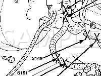 Engine Compartment Splices Diagram for 2003 Dodge RAM 3500 VAN  5.2 V8 GAS