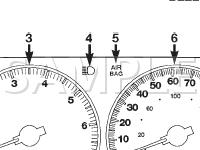 Instrument Cluster Diagram for 2003 Dodge RAM 2500 VAN  5.2 V8 GAS
