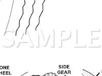 Wheel Speed Sensors/Tone Wheels Diagram for 2003 Dodge RAM 3500 VAN  5.9 V8 GAS