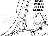 Right Rear Wheel Speed Sensor Diagram for 2003 Chrysler Sebring  2.4 L4 GAS