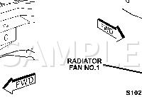 Front Body Components Diagram for 2003 Chrysler Voyager  3.3 V6 FLEX