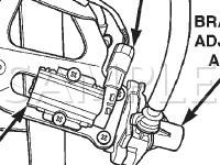 Adjustable Pedals Sensor Diagram for 2003 Chrysler Voyager  3.3 V6 FLEX