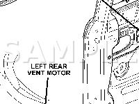 Right Sliding Door Control Module Diagram for 2004 Dodge Caravan SE 2.4 L4 GAS