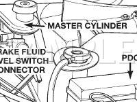 Brake Fluid Level Switch Diagram for 2004 Chrysler Concorde LXI 3.5 V6 GAS