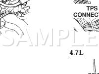 Sensors Diagram for 2004 Dodge Dakota  4.7 V8 GAS