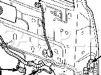 Left Rear Door Components Diagram for 2004 Dodge Dakota  4.7 V8 GAS