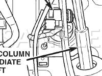 Steering Column Intermediate Shaft, Brake Pedal Diagram for 2004 Dodge Grand Caravan  3.8 V6 GAS