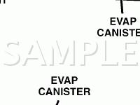 Fuel System And EVAP Components Diagram for 2004 Chrysler Pacifica  3.5 V6 GAS