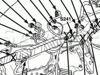 Instrument Panel Component Locations Diagram for 2004 Dodge RAM 1500 Pickup SRT10 8.3 V10 GAS