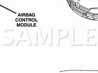 SRS Components Diagram for 2004 Dodge Sprinter 3500  2.7 L5 DIESEL