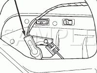 Decklid Cylinder Lock Switch Diagram for 2004 Dodge Stratus  2.4 L4 GAS
