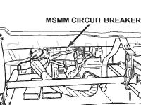 Memory Seat Mirror Module Circuit Breaker Diagram for 2004 Chrysler Town & Country  3.3 V6 GAS