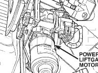 Power Liftgate System Diagram for 2004 Chrysler Town & Country  3.8 V6 GAS