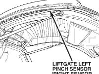 Pinch Sensors Diagram for 2005 Dodge Caravan  3.3 V6 GAS
