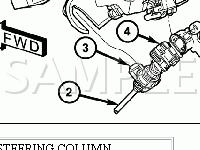Steering Column Diagram for 2005 Dodge Durango  4.7 V8 GAS