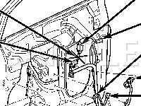Door Components Diagram for 2005 Dodge Grand Caravan  3.3 V6 FLEX