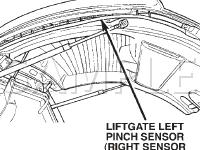 Liftgate Components Diagram for 2005 Dodge Grand Caravan  3.8 V6 GAS