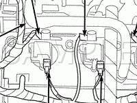 Engine Components Diagram for 2005 Chrysler Pacifica  3.5 V6 GAS