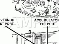 Transmission Component Locations Diagram for 2005 Dodge RAM 1500 Pickup SRT10 8.3 V10 GAS