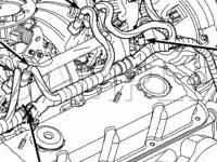 Engine Component Locations Diagram for 2005 Dodge RAM 3500 Pickup  5.9 L6 DIESEL