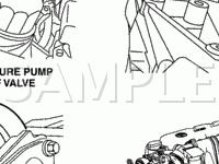 Engine Compartment Components Diagram for 2005 Dodge Sprinter 2500  2.7 L5 DIESEL