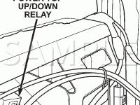 Power Top Relay Diagram for 2005 Dodge Stratus  2.4 L4 GAS