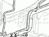 Side Impact Sensor and Seat Belt Tensioner Diagram for 2006 Chrysler 300 Touring 3.5 V6 GAS