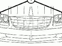 Front Body Components Diagram for 2006 Chrysler Crossfire SRT-6 3.2 V6 GAS