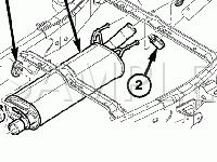 Muffler Diagram for 2006 Dodge Durango Adventurer 4.7 V8 FLEX