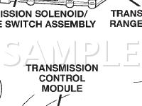  Transmission Control Module & Components Diagram for 2006 Dodge Grand Caravan SXT 3.8 V6 GAS