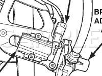Adjustable Pedals Sensor Diagram for 2006 Chrysler Town & Country  3.3 V6 GAS