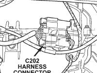 Connector C-202 Diagram for 2006 Chrysler Town & Country Touring 3.8 V6 GAS