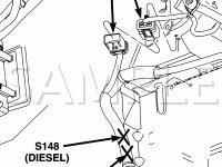 Front Body Components Diagram for 2007 Chrysler Town & Country  3.3 V6 GAS