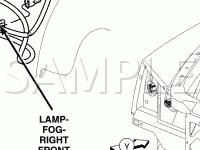 Front Body Components Diagram for 2007 Dodge Dakota SLT 4.7 V8 GAS