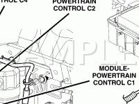 Engine Compartment Diagram for 2007 Dodge Dakota SLT 4.7 V8 GAS