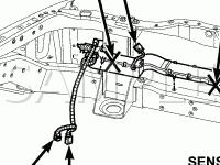 Front of Vehicle Diagram for 2007 Dodge Durango SLT 3.7 V6 GAS