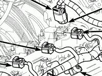 Engine Compartment Diagram for 2007 Dodge Durango SXT 3.7 V6 GAS