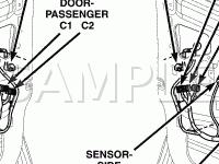 Door Components Diagram for 2007 Dodge Durango SLT 4.7 V8 FLEX