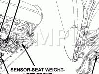Seat Components Diagram for 2007 Dodge Nitro SLT 3.7 V6 GAS