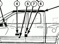Supplemental Restraint System Diagram for 2007 Dodge RAM 3500 SLT 5.7 V8 GAS