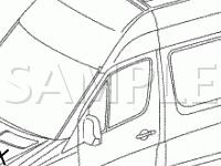 Front Body Components Diagram for 2007 Dodge Sprinter 2500  3.5 V6 GAS
