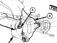 Windshield Washer Components Diagram for 2008 Dodge Challenger SRT8 6.1 V8 GAS