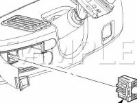Overhead Components Diagram for 2008 Dodge Challenger SRT8 6.1 V8 GAS