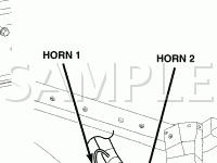 Front Body Components Diagram for 2008 Dodge RAM 1500 SXT 3.7 V6 GAS