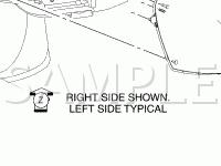 Front Body Components Diagram for 2008 Dodge RAM 1500 SXT 4.7 V8 GAS