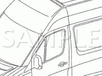 Front Body Components Diagram for 2008 Dodge Sprinter 3500  3.0 V6 DIESEL