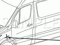 Front Body Components Diagram for 2008 Dodge Sprinter 3500  3.0 V6 DIESEL