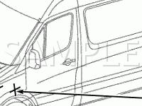 Front Body Components Diagram for 2008 Dodge Sprinter 2500  3.5 V6 GAS