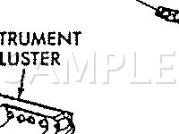 I/P Components  Diagram for 1989 Plymouth Acclaim LE 2.5 L4 GAS